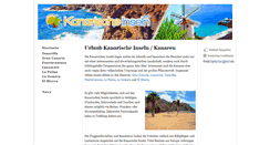 Desktop Screenshot of kanarischeinseln.net