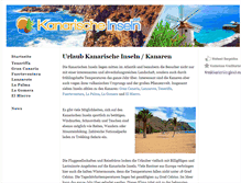 Tablet Screenshot of kanarischeinseln.net